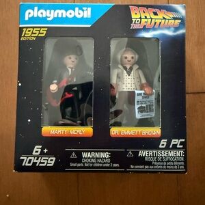 Playmobil 70459 Back to the Future Marty Mcfly Dr. Emmett Brown Figures 1955 Edi